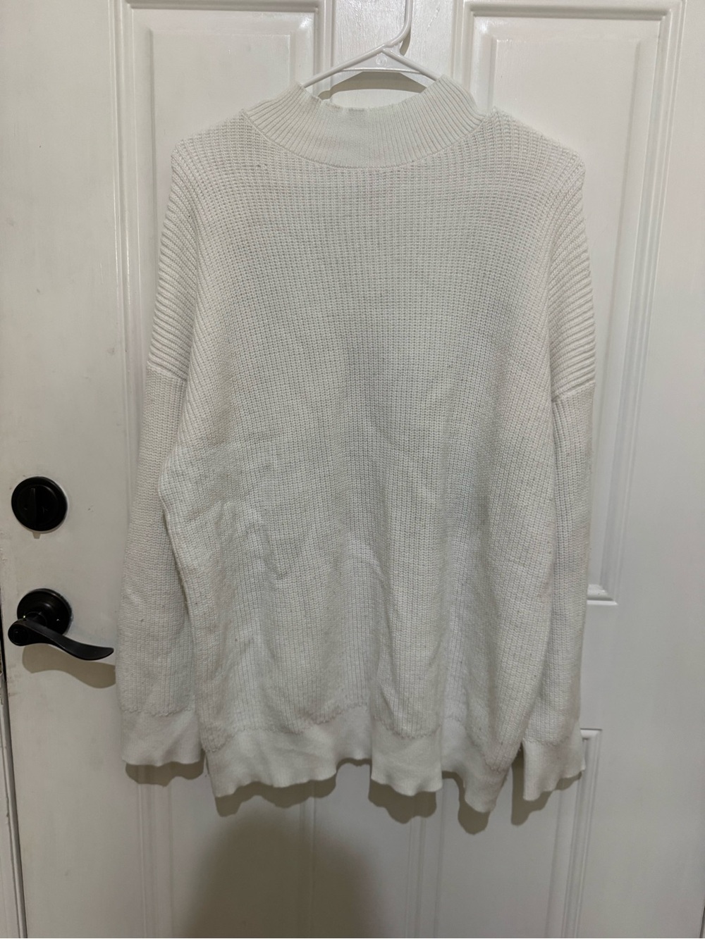 Isabel Maternity by Ingrid & Isabel Cream Knit Turtleneck Sweater